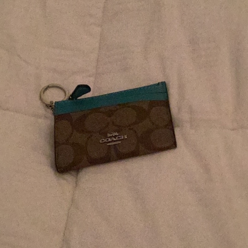 Coach authentic ID card/credit card slot coin purse